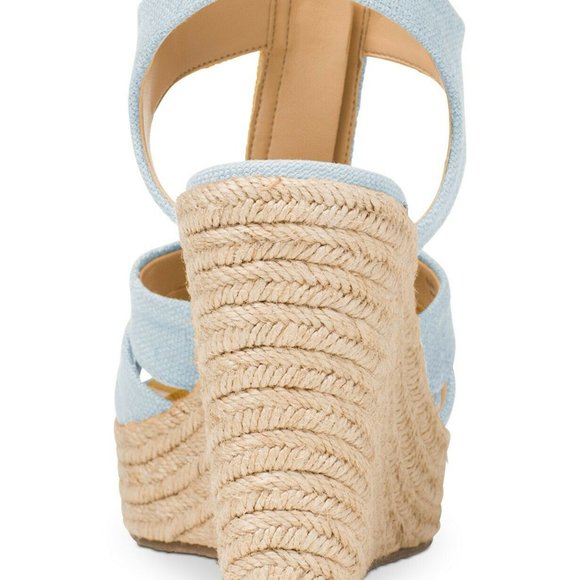 Michael Kors Berkley Espadrille Wedge Sandals - Picture 3 of 3